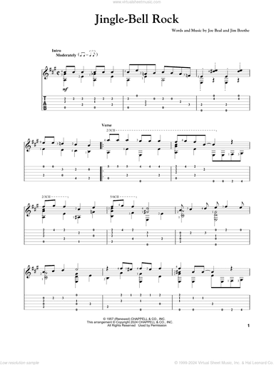 Jingle-Bell Rock, (intermediate)