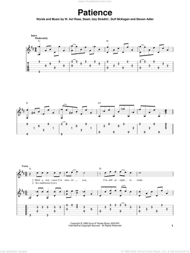 Patience, (intermediate)