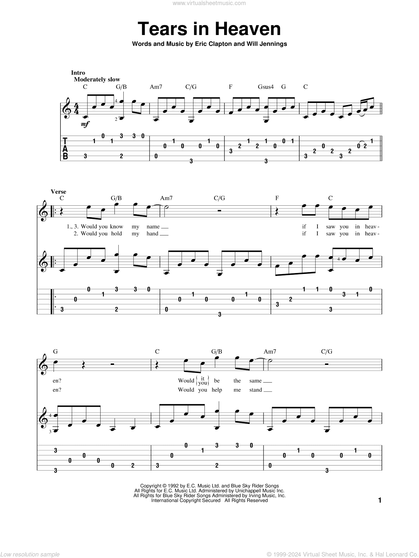 Tears In Heaven