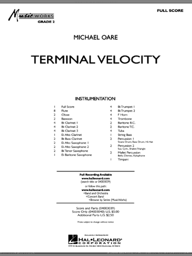 Terminal Velocity (COMPLETE)