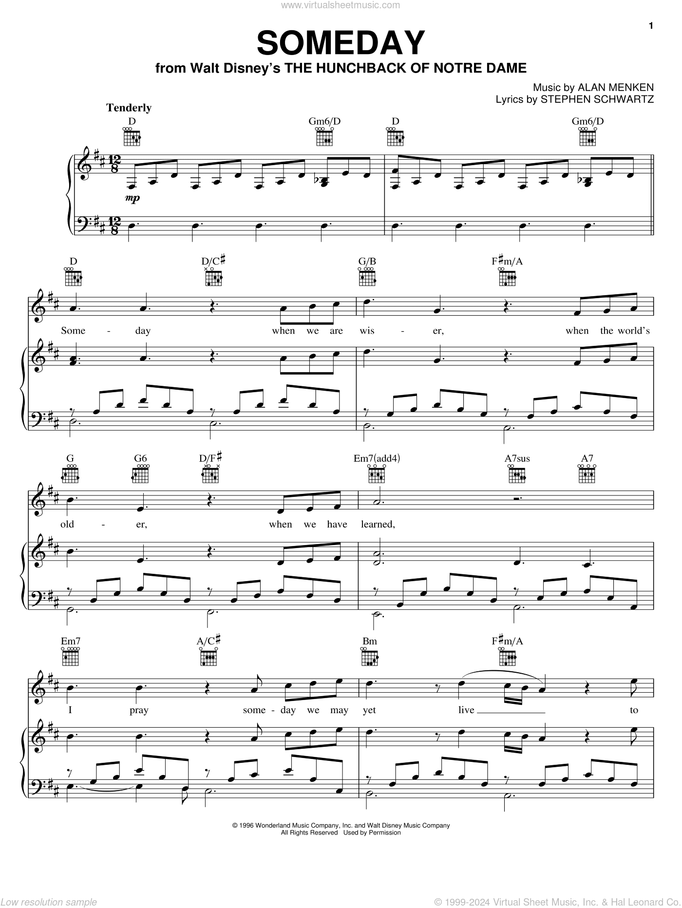 Someday (from The Hunchback Of Notre Dame)
