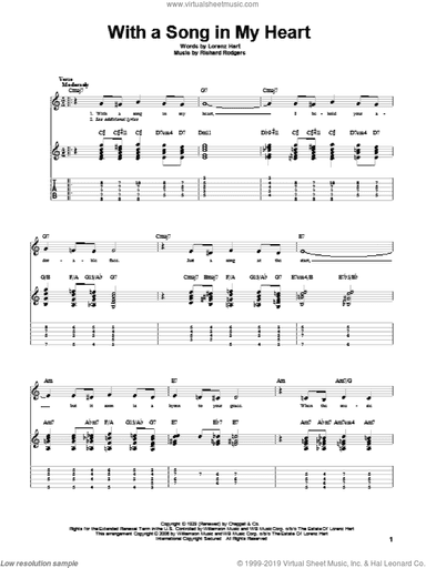 With A Song In My Heart