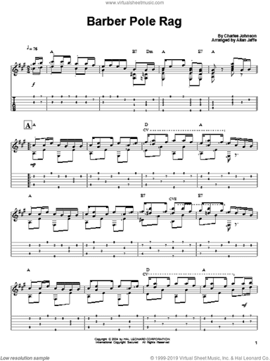 Barber Pole Rag