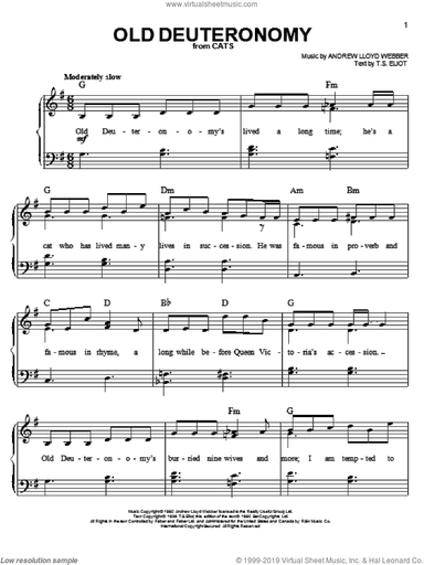 Old Deuteronomy (from Cats)