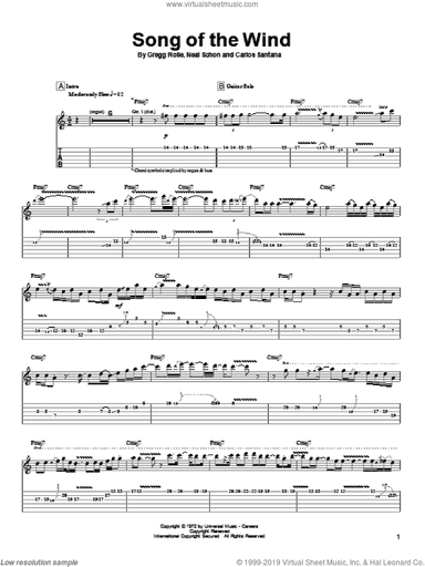 Song Of The Wind