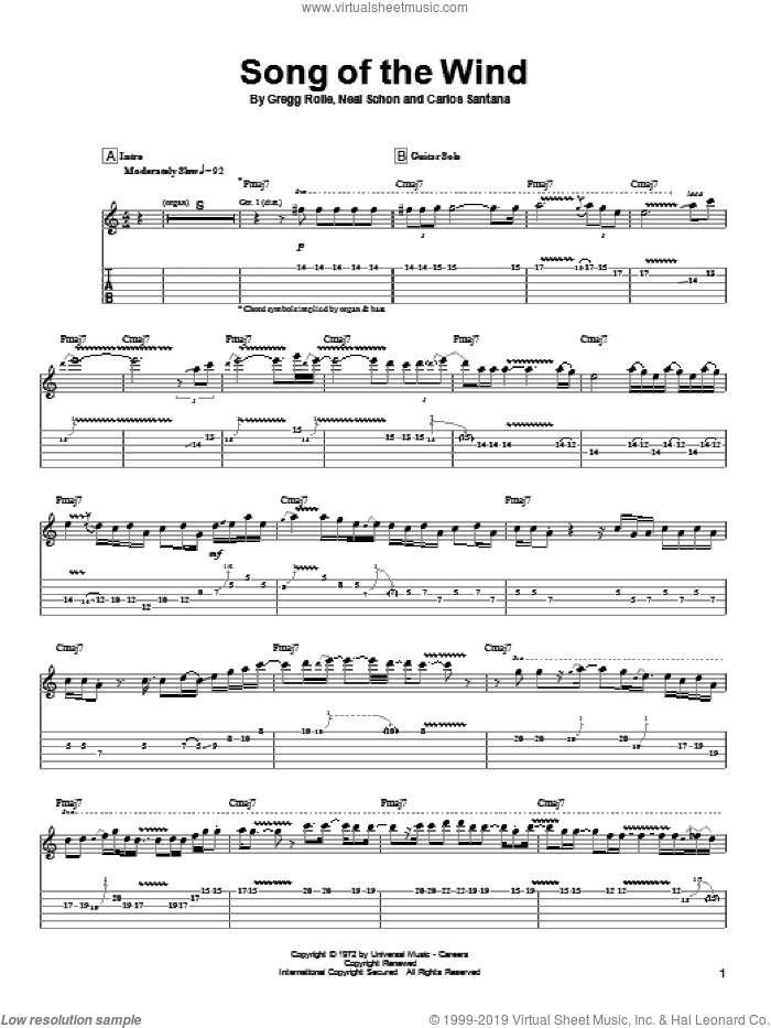 Song Of The Wind