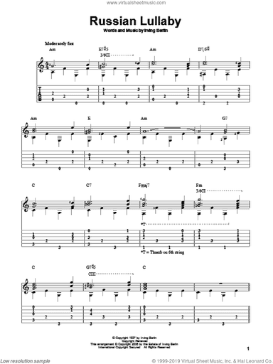 Russian Lullaby