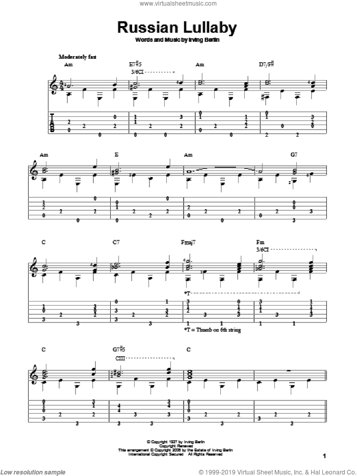 Russian Lullaby