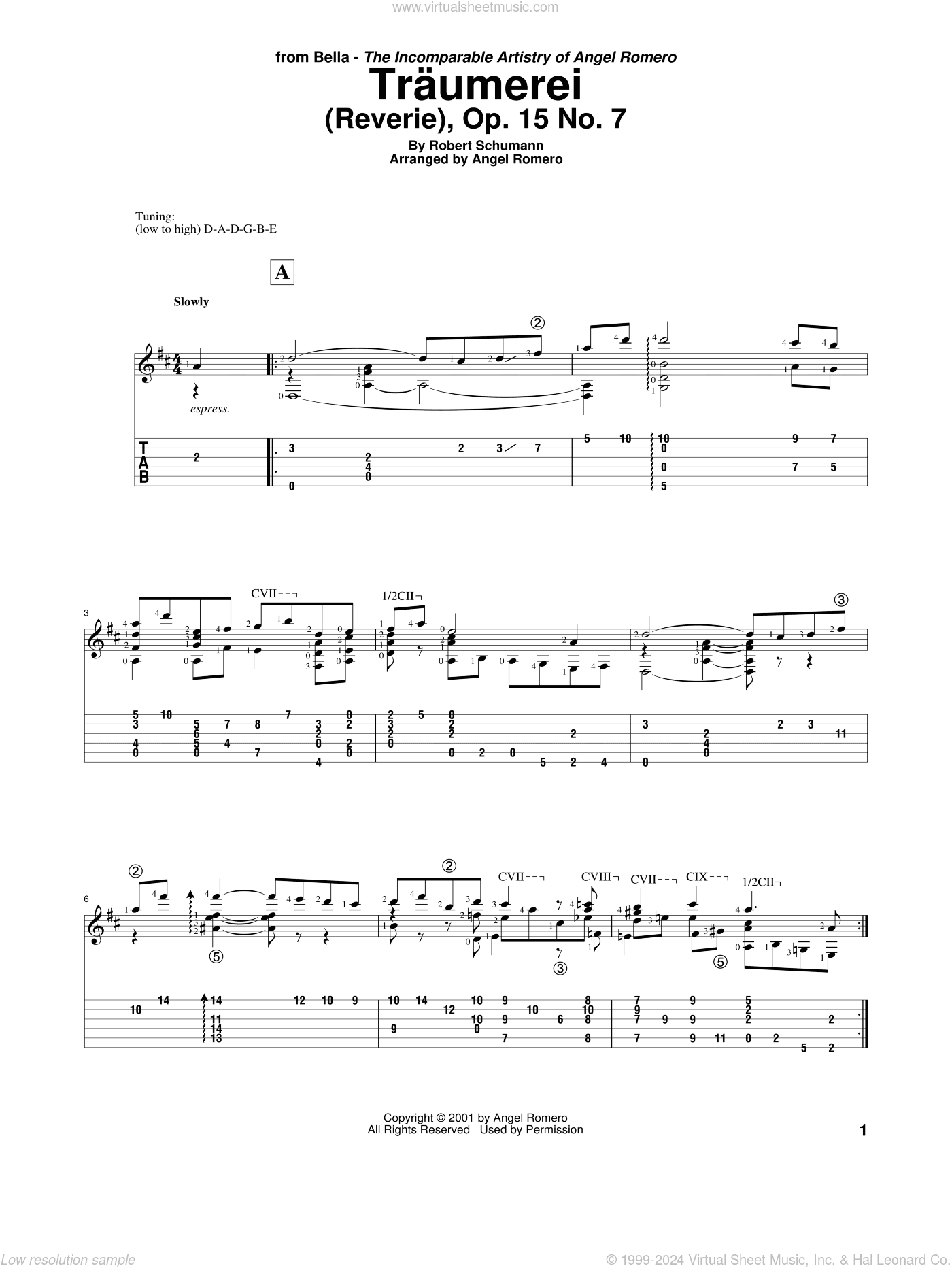 Traumerei (Reverie), Op. 15 No. 7