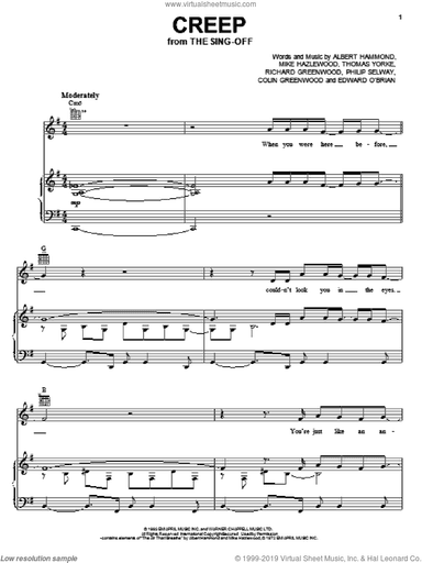 Creep (as performed on The Sing-Off)