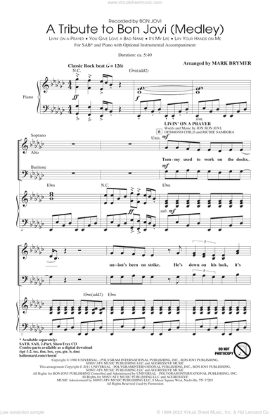 A Tribute To Bon Jovi (Medley)