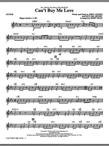 Can't Buy Me Love (complete set of parts)