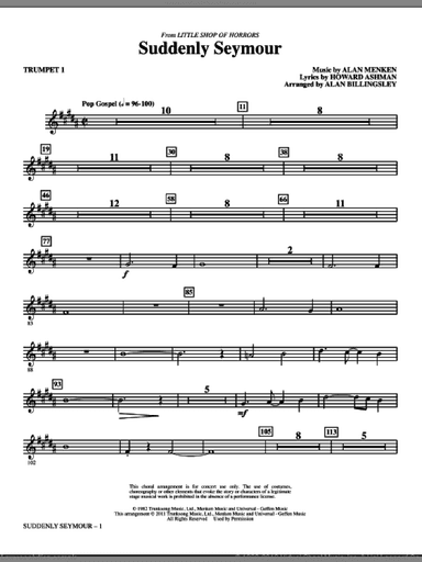Suddenly Seymour (from Little Shop of Horrors) (arr. Alan Billingsley)
