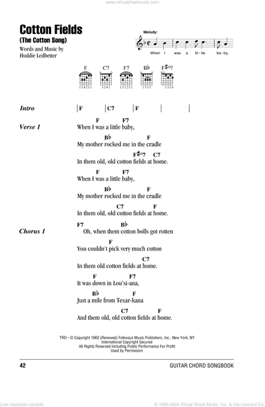 Cotton Fields (The Cotton Song)