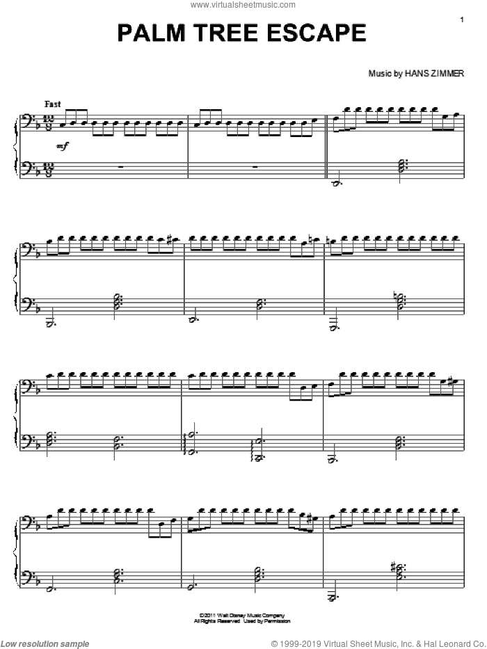 Palm Tree Escape, (intermediate)