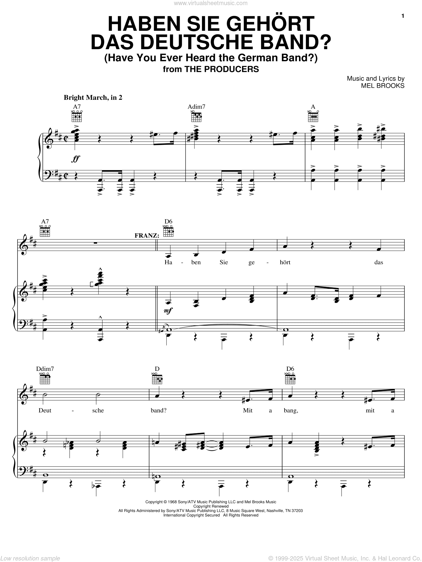 Haben Sie Gehort Das Deutsche Band? (Have You Ever Heard The German Band?)