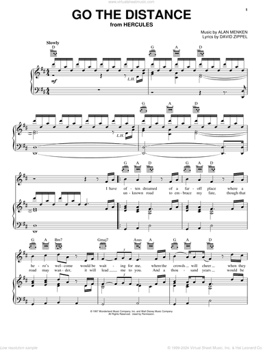 Go The Distance (from Hercules)