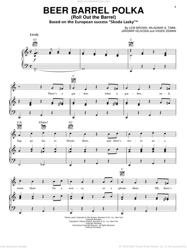 Beer Barrel Polka (Roll Out The Barrel)