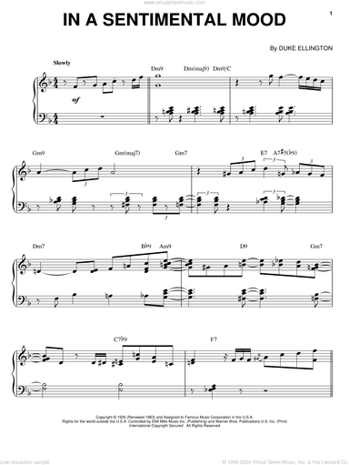 In A Sentimental Mood (arr. Bill Boyd)