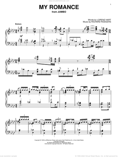 My Romance (arr. Brent Edstrom) [Jazz version]