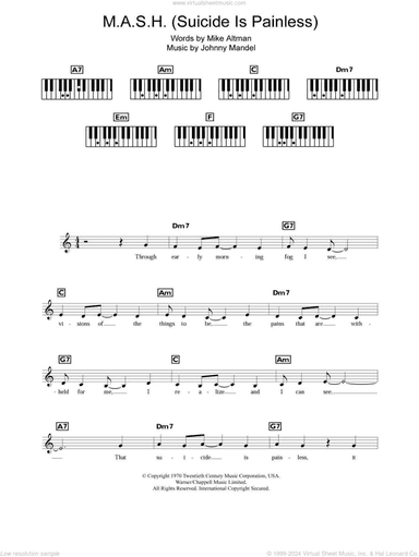 Song From M*A*S*H (Suicide Is Painless)