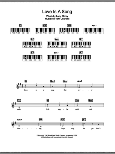 Love Is A Song (from Walt Disney's Bambi)