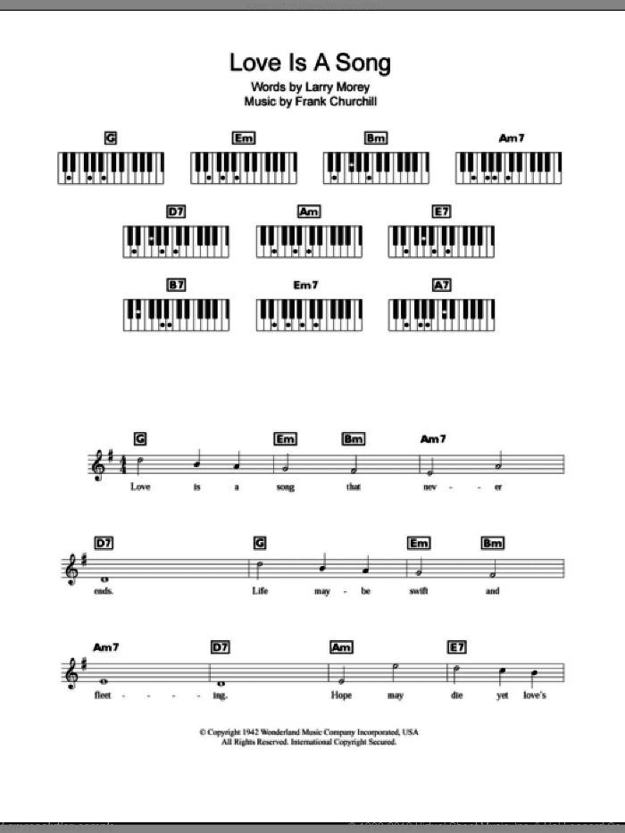 Love Is A Song (from Walt Disney's Bambi)