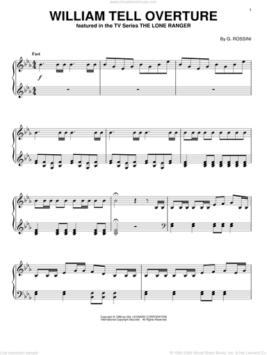 William Tell Overture, (intermediate)
