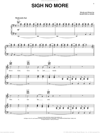 Sigh No More