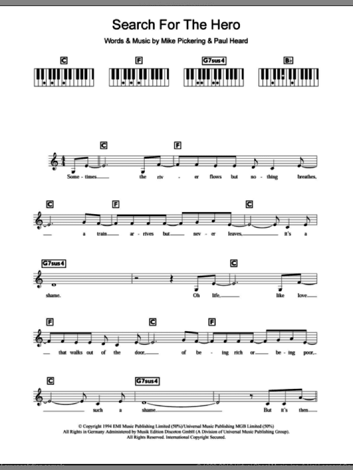 Search For The Hero, (intermediate)