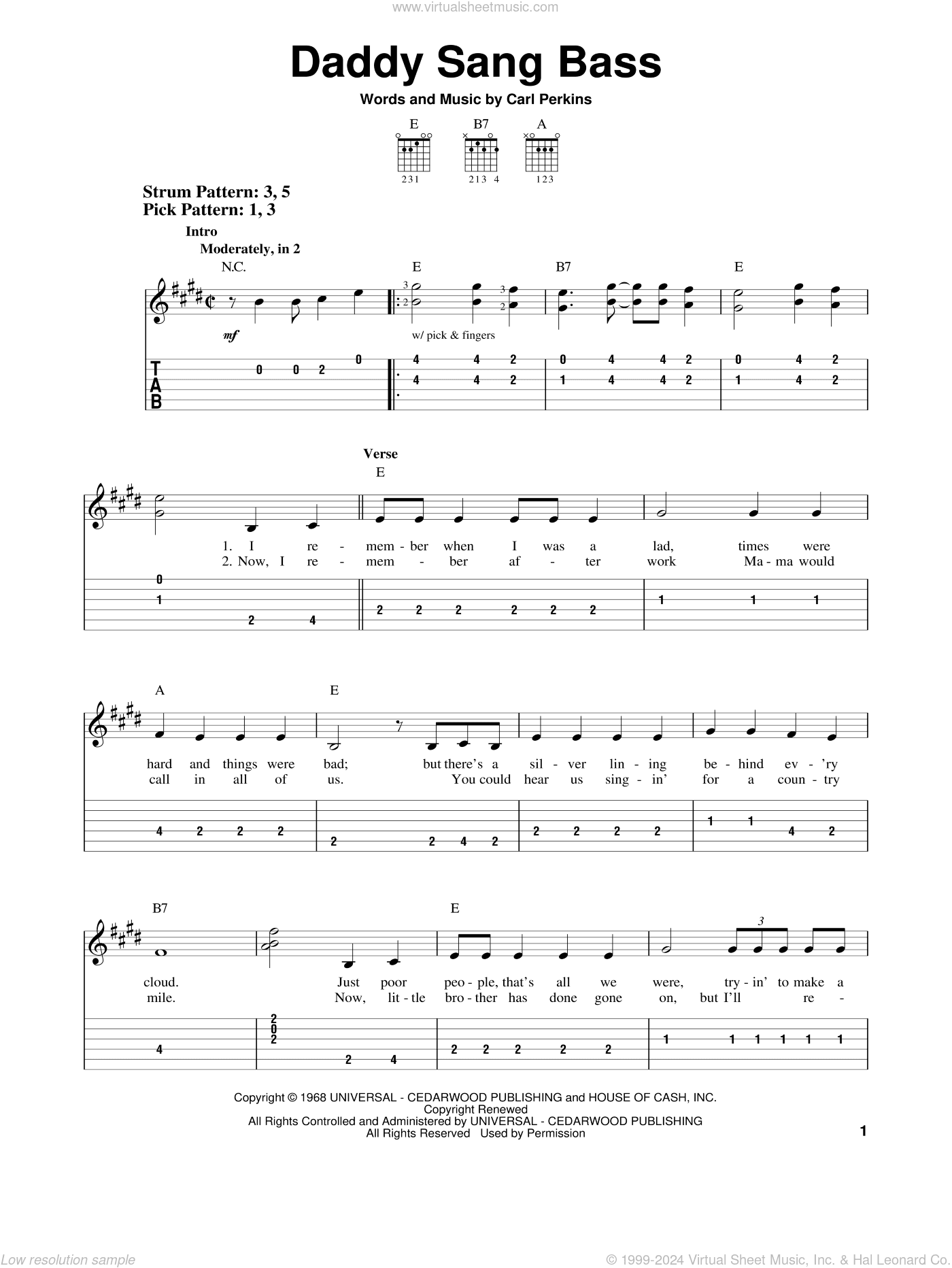Daddy Sang Bass