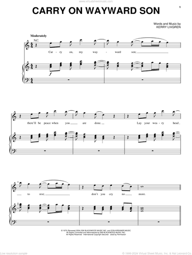 Carry On Wayward Son