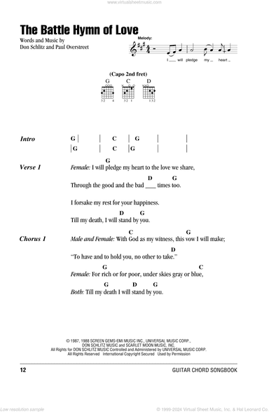 The Battle Hymn Of Love