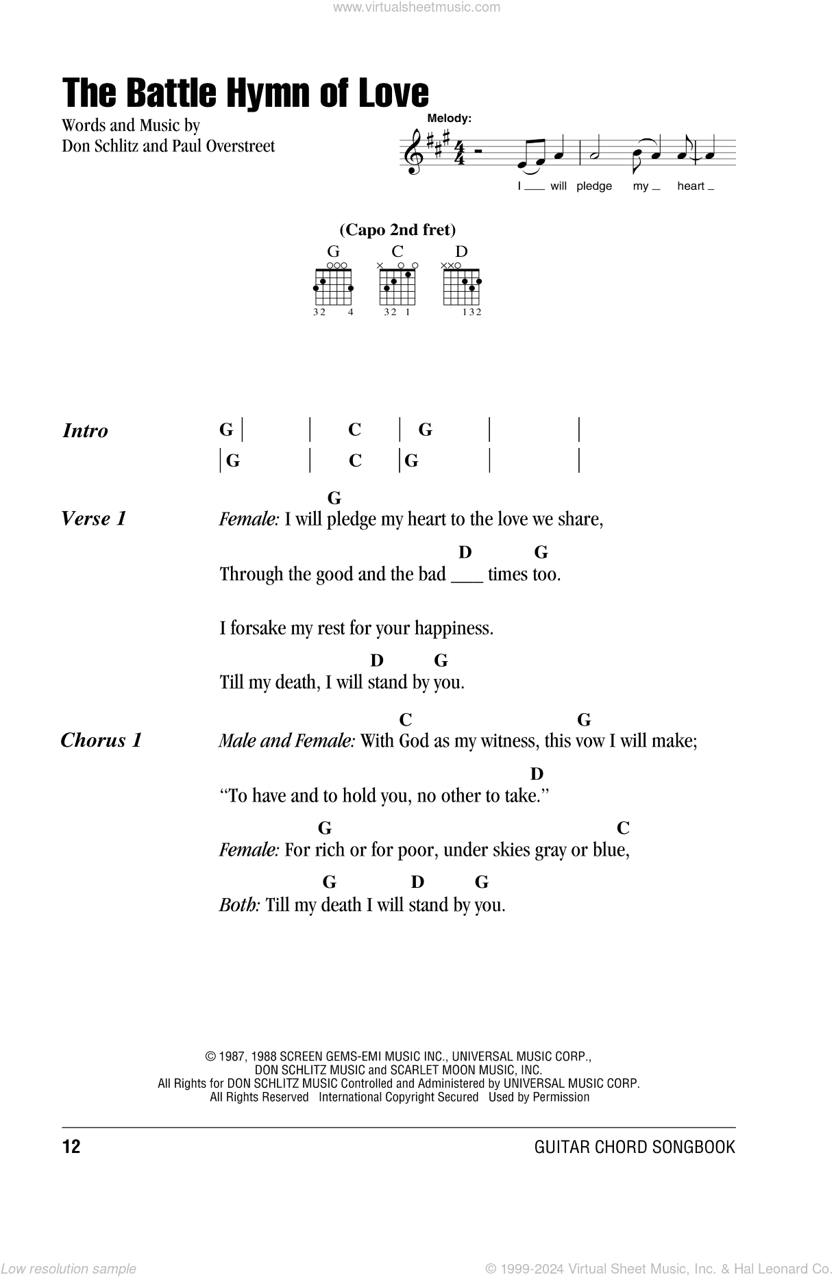 The Battle Hymn Of Love
