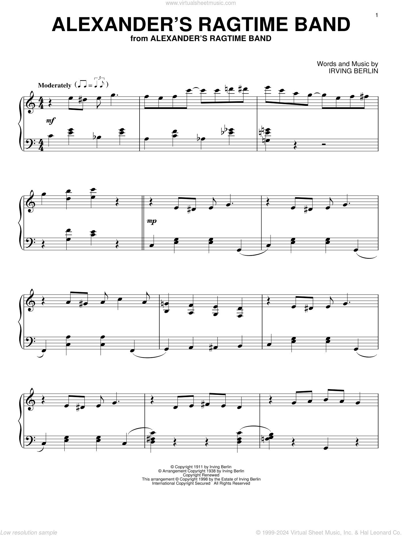 Alexander's Ragtime Band