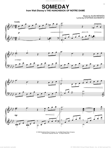 Someday (from The Hunchback Of Notre Dame)