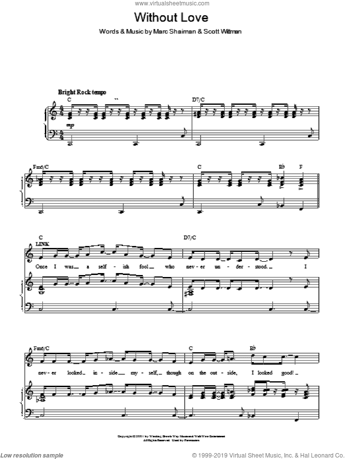 Without Love (from Hairspray)