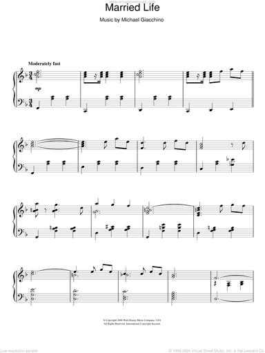 Married Life (from Up), (intermediate)