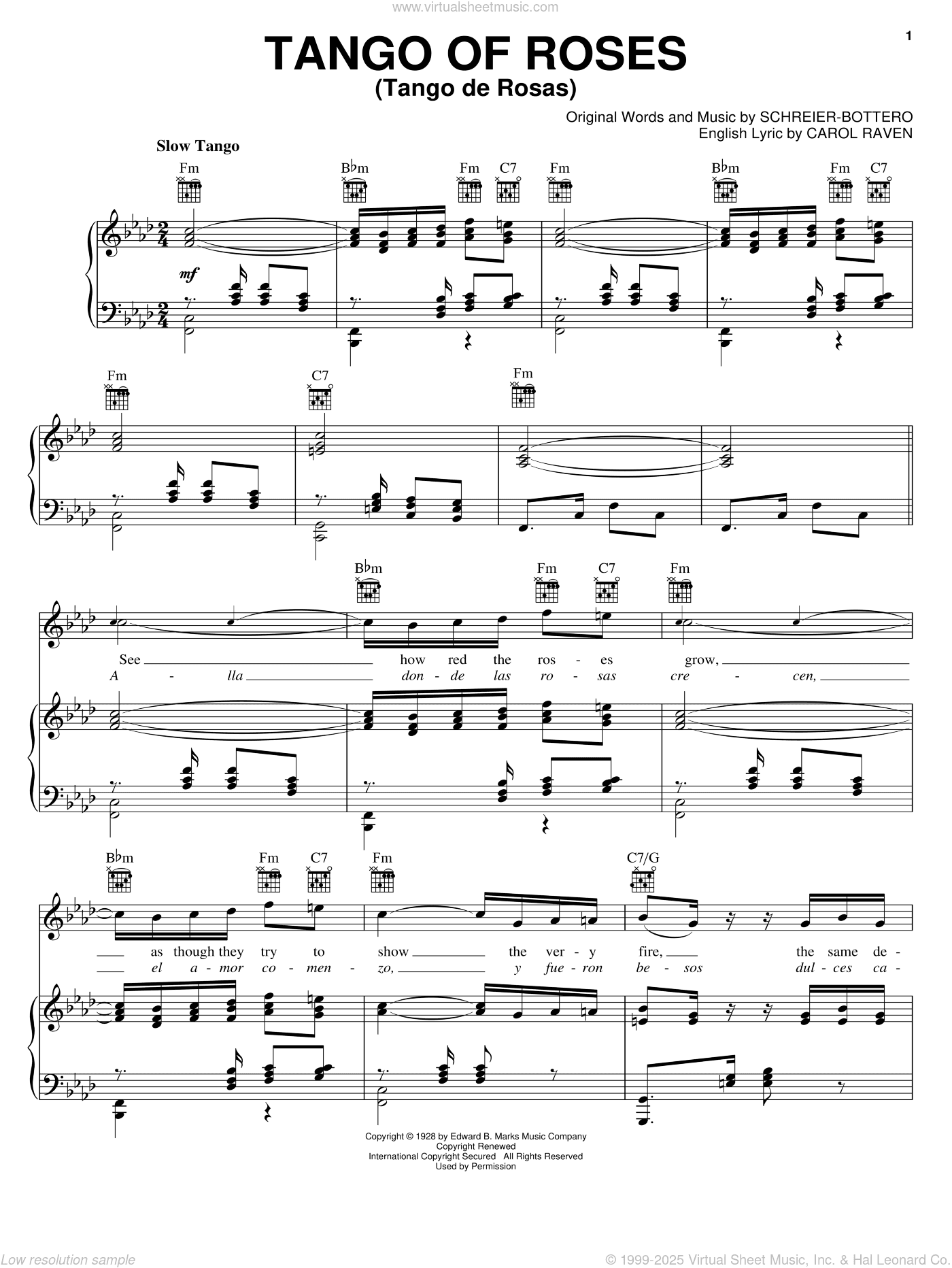 Tango Of The Roses (Tango Delle Rose)