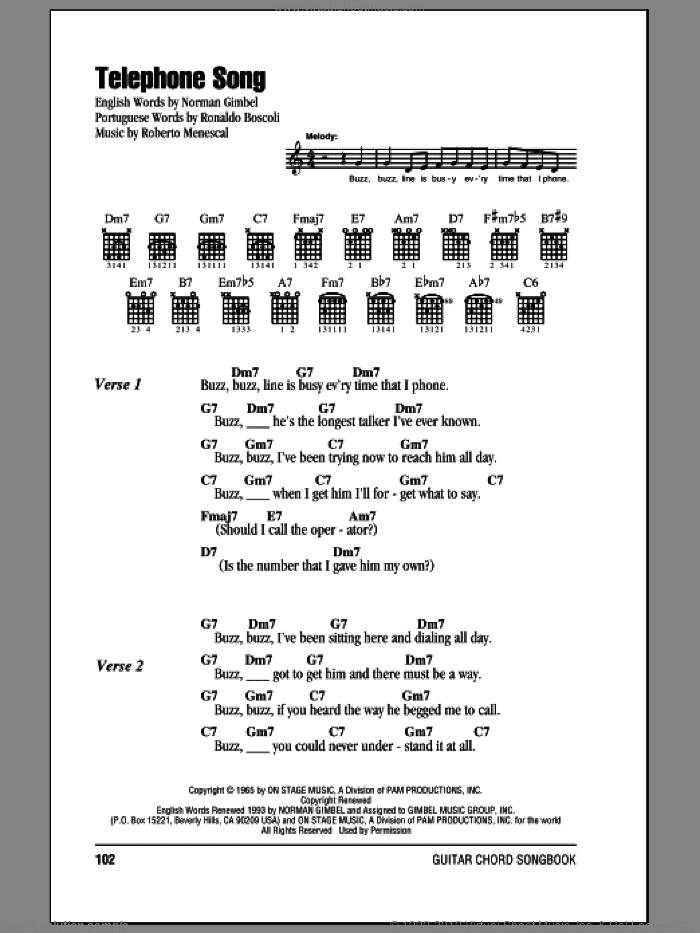 Telephone Song (feat. Astrud Gilberto)