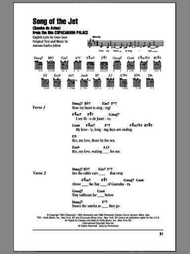 Song Of The Jet (Samba do Aviao)