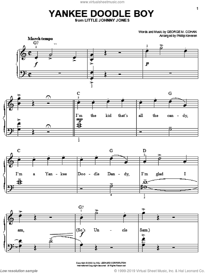 Yankee Doodle Boy (arr. Phillip Keveren)