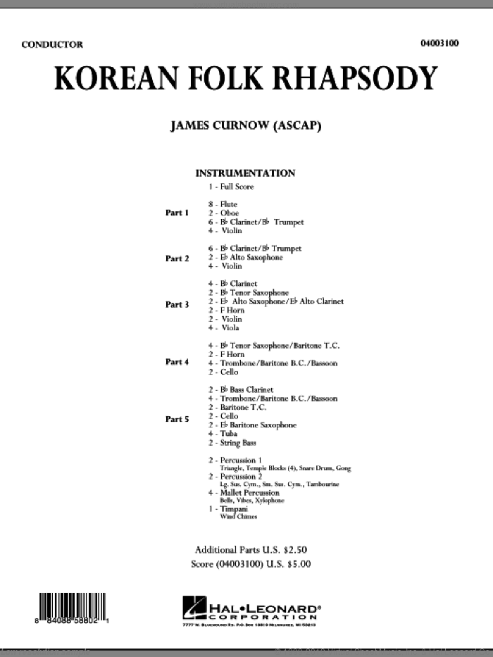 Korean Folk Rhapsody (COMPLETE)