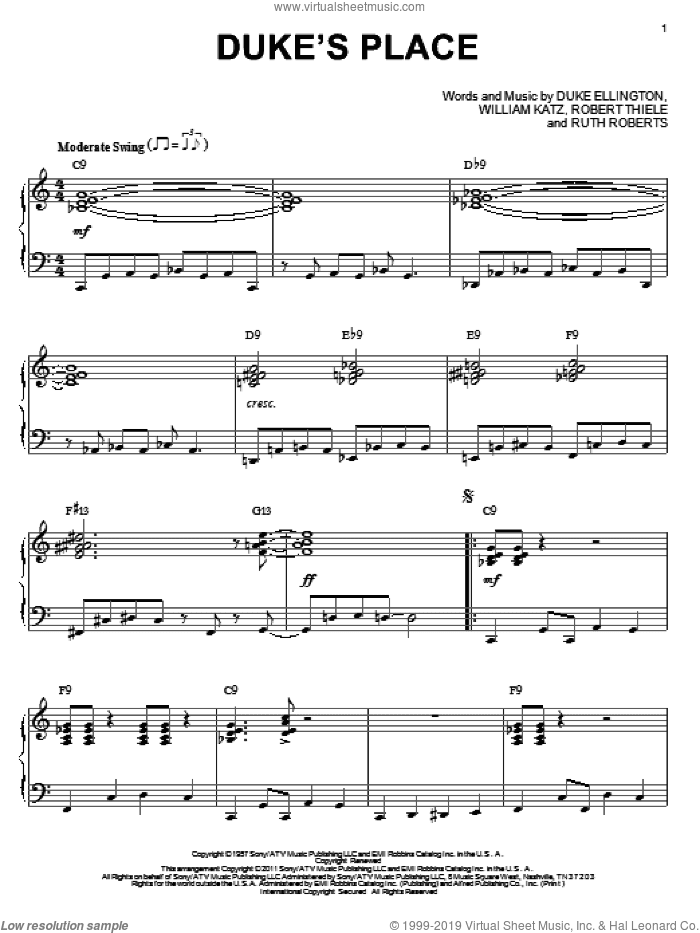 Duke's Place (arr. Brent Edstrom)