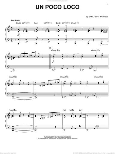 Un Poco Loco (arr. Brent Edstrom)