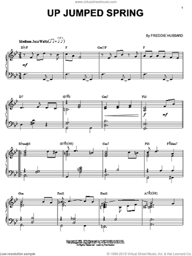 Up Jumped Spring (arr. Brent Edstrom)