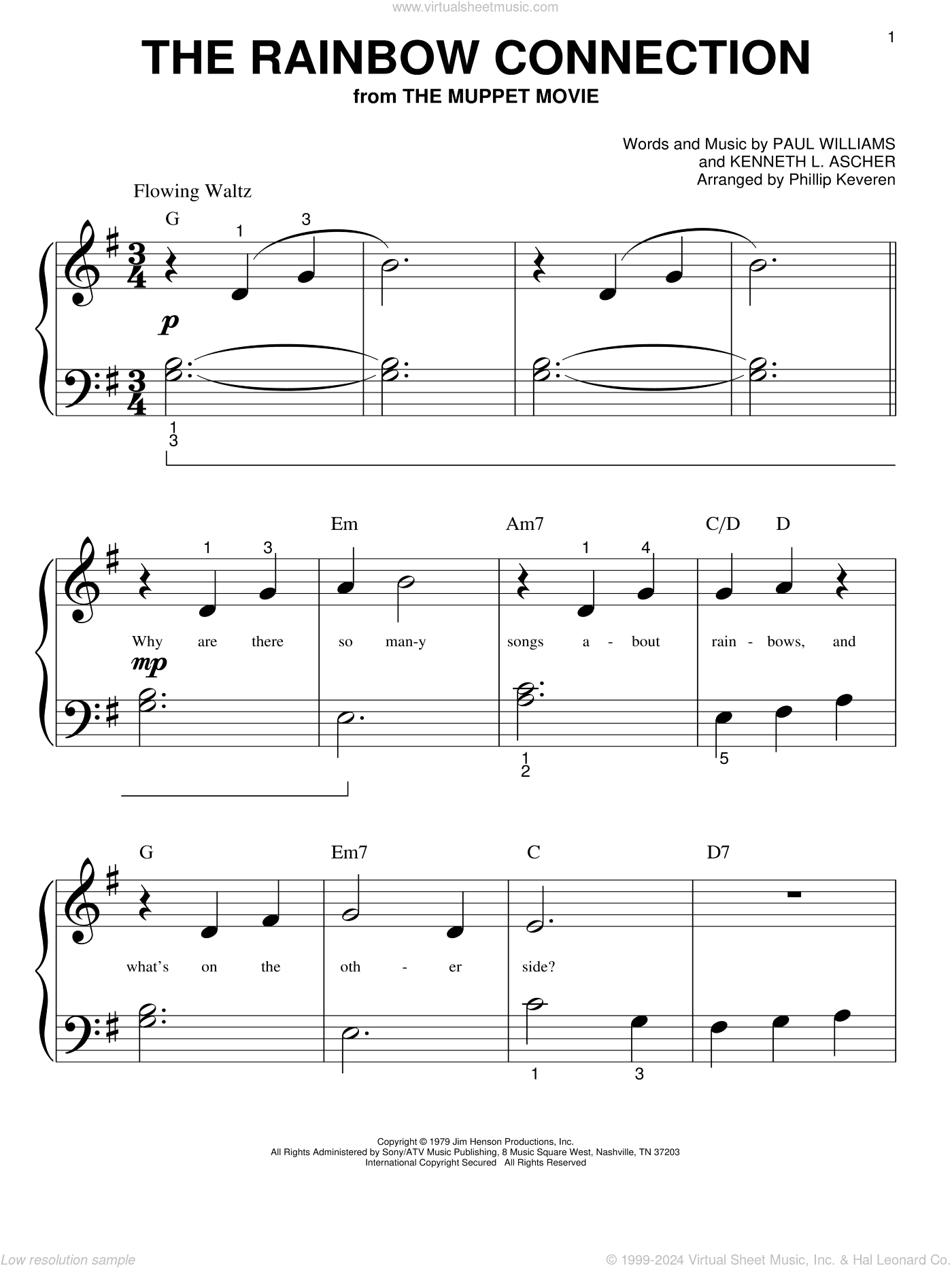 The Rainbow Connection (arr. Phillip Keveren)