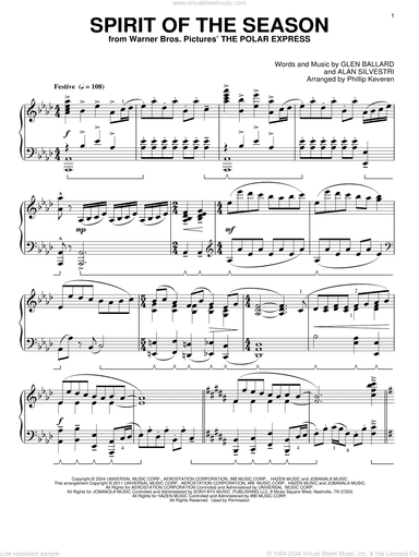 Spirit Of The Season (arr. Phillip Keveren)