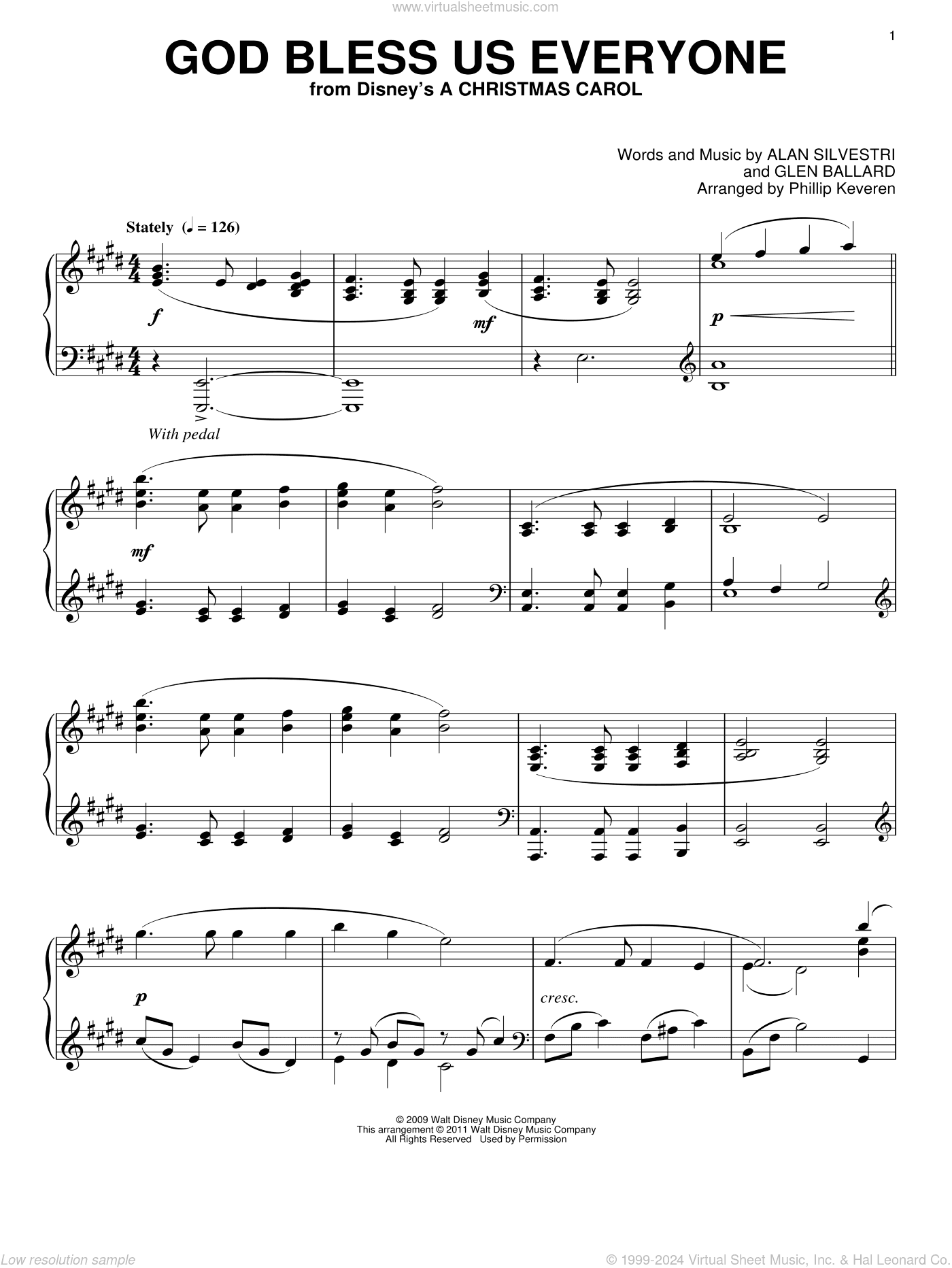 God Bless Us Everyone (arr. Phillip Keveren)