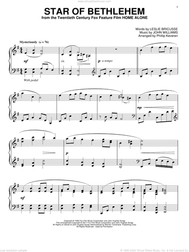 Star Of Bethlehem (arr. Phillip Keveren)